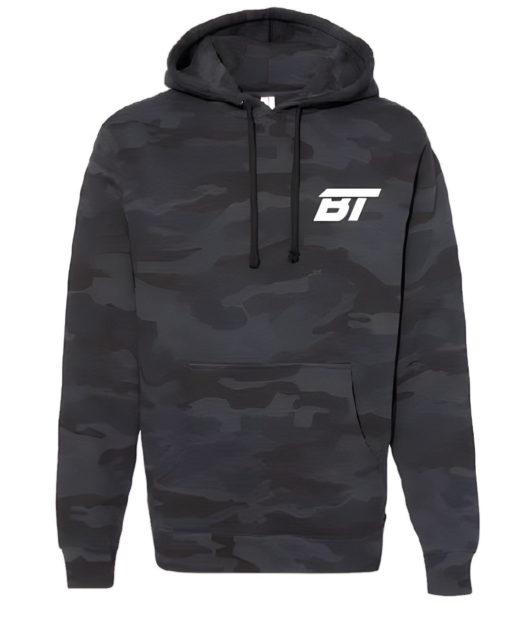 Heavy Duty Black Camo BT Hoodie