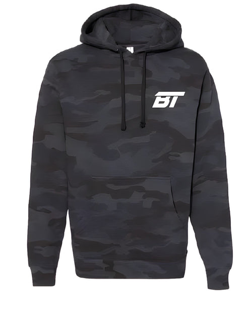 Heavy Duty Black Camo BT Hoodie